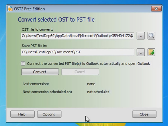 ost to pst freeware